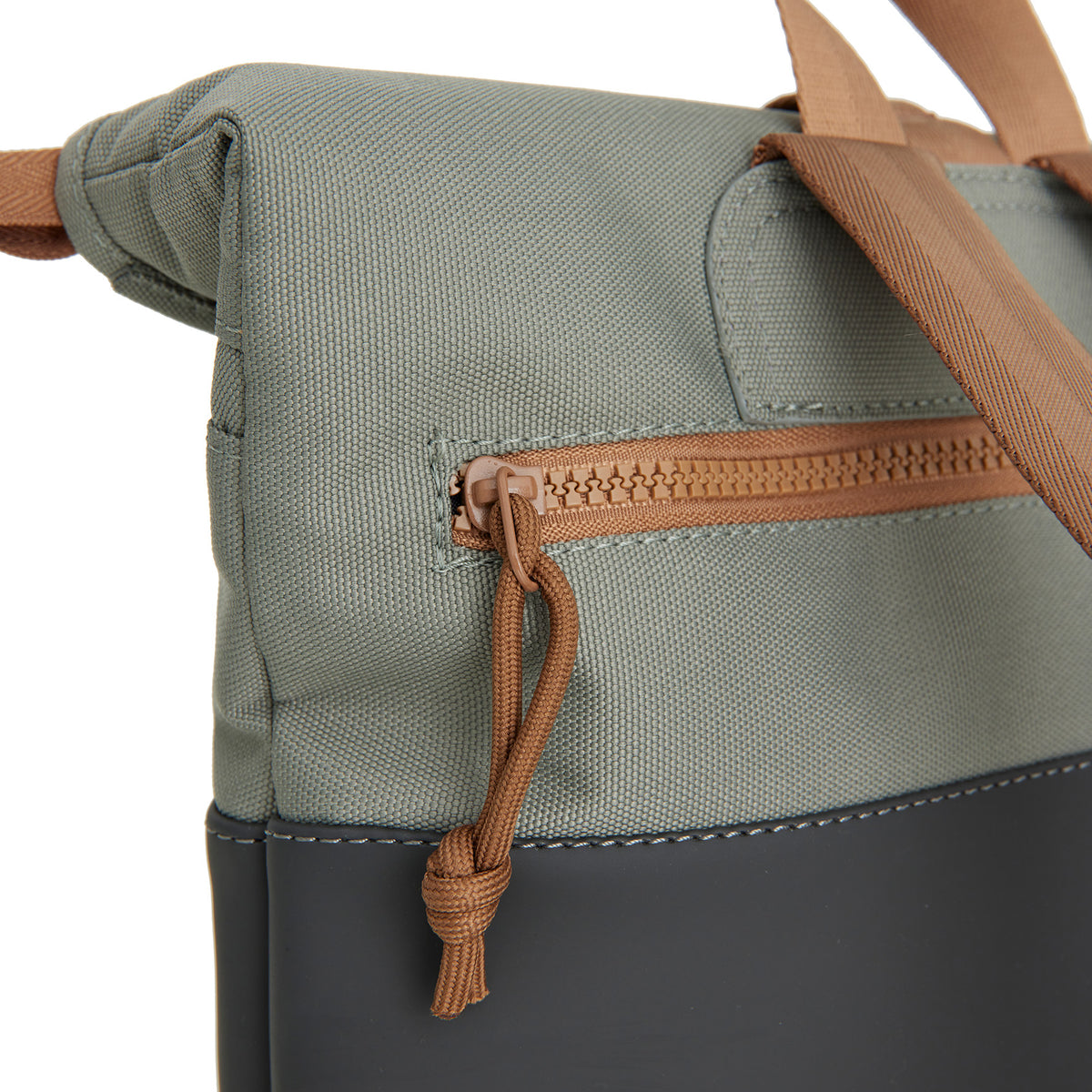 New Rebels Ferron Roll Up Rolltop City Rucksack Los Angeles wasserabweisend Anthrazit Kupfer