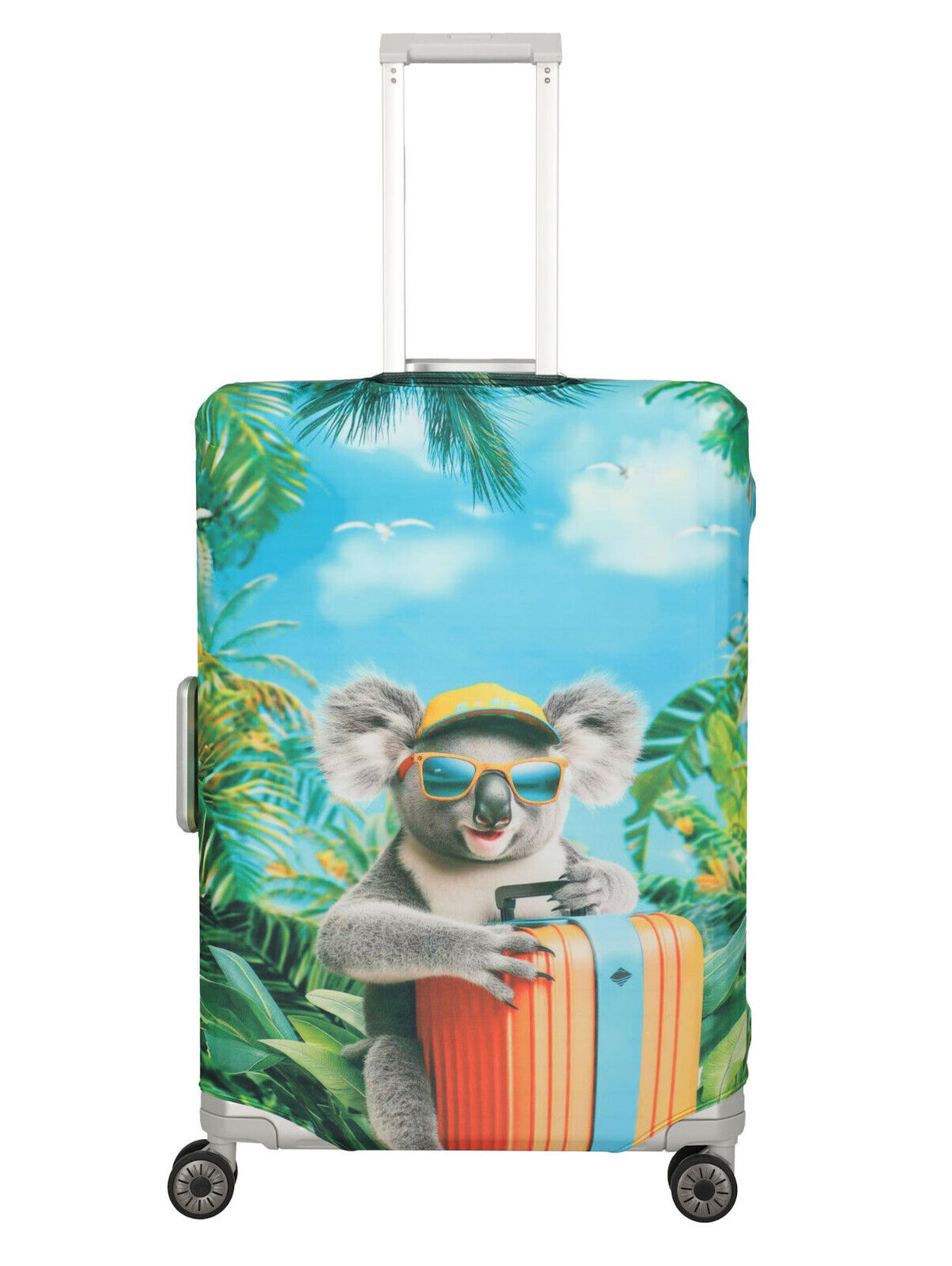 Travelite Kofferschutzhülle Kofferhülle L für große Koffer bis max 77x52x29cm Koala