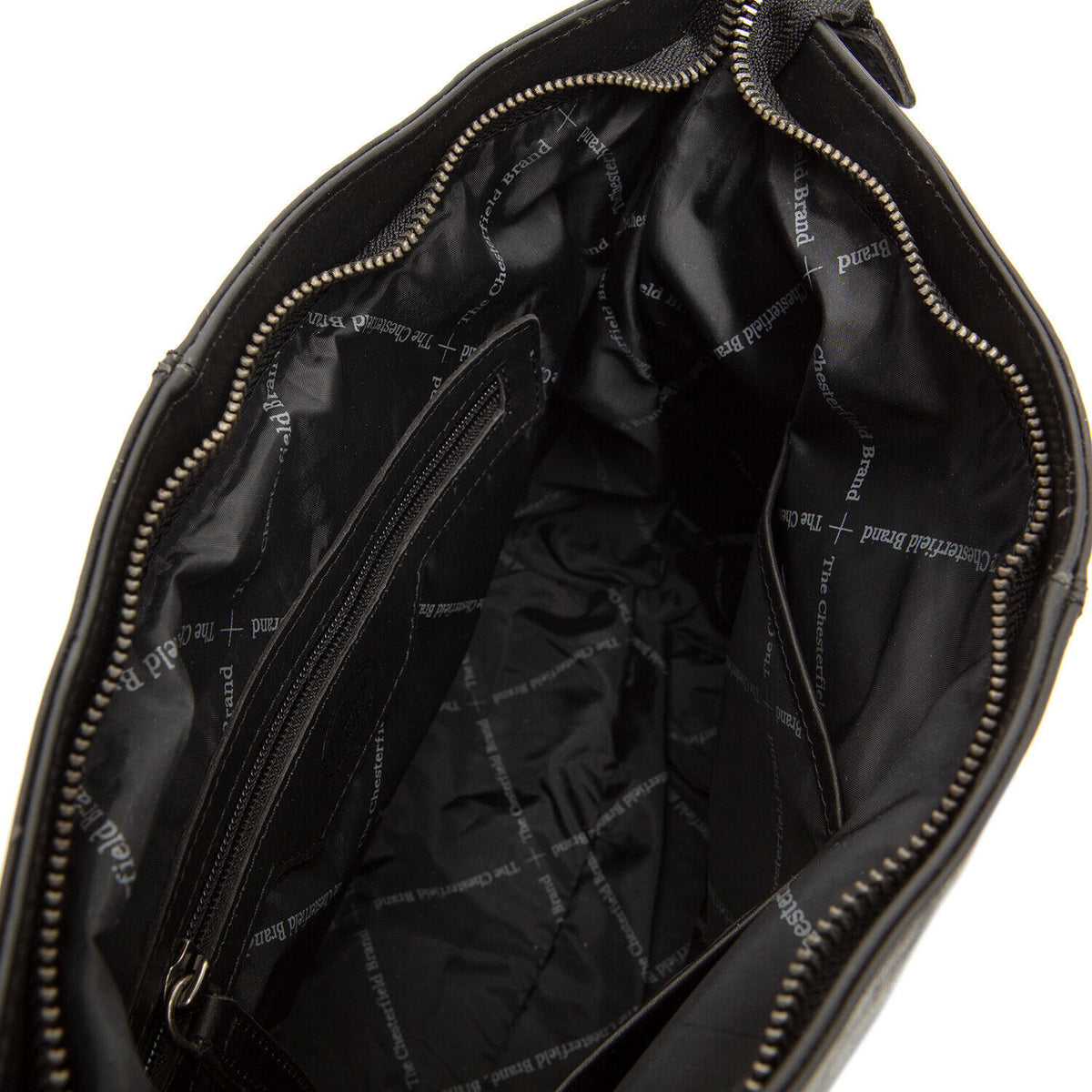 The Chesterfield Brand echt Leder Damen Handtasche Schultertasche Umhängetasche Amelia schwarz