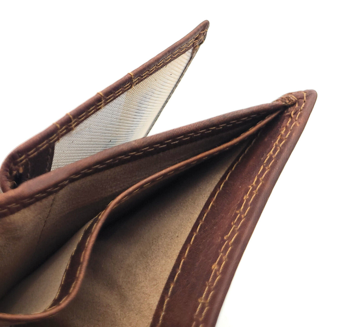 Jockey Club Basic kleine kompakte echt Leder Geldbörse Portemonnaie mit RFID Schutz braun