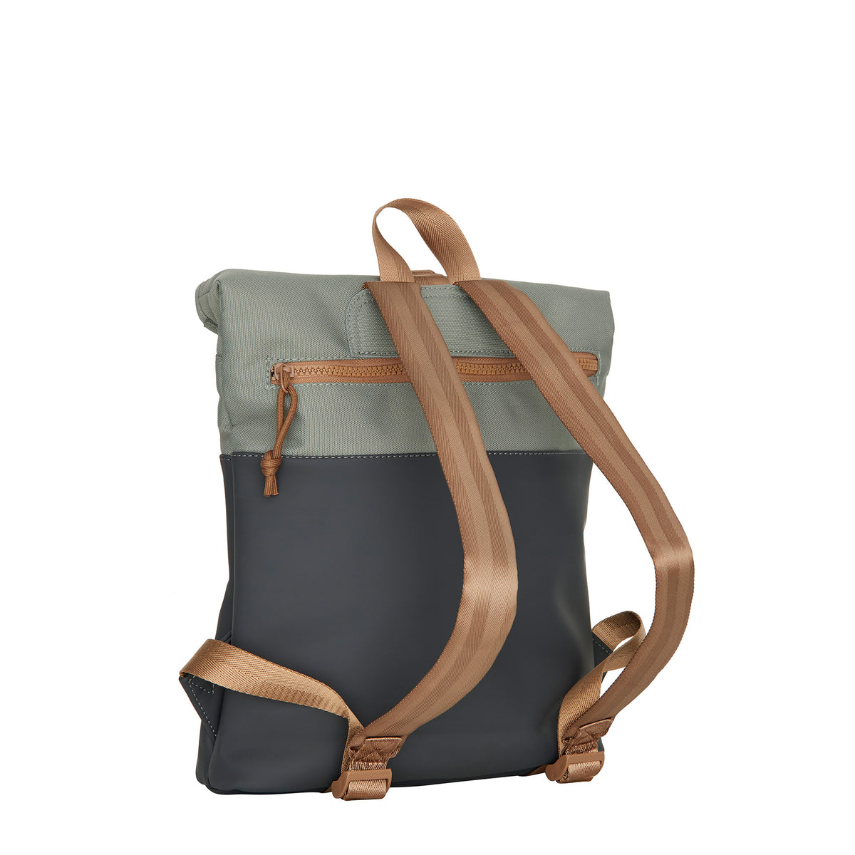New Rebels Ferron Roll Up Rolltop City Rucksack Los Angeles wasserabweisend Anthrazit Kupfer