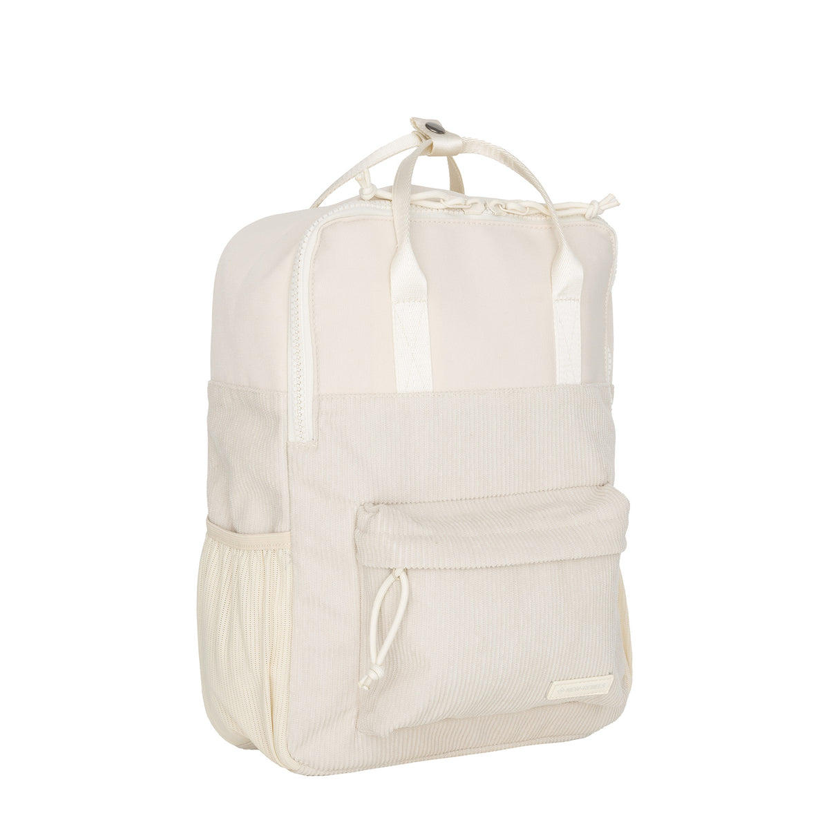 New Rebels Rucksack Ribbi Springfield mit Kordoptik und Tabletfach beige