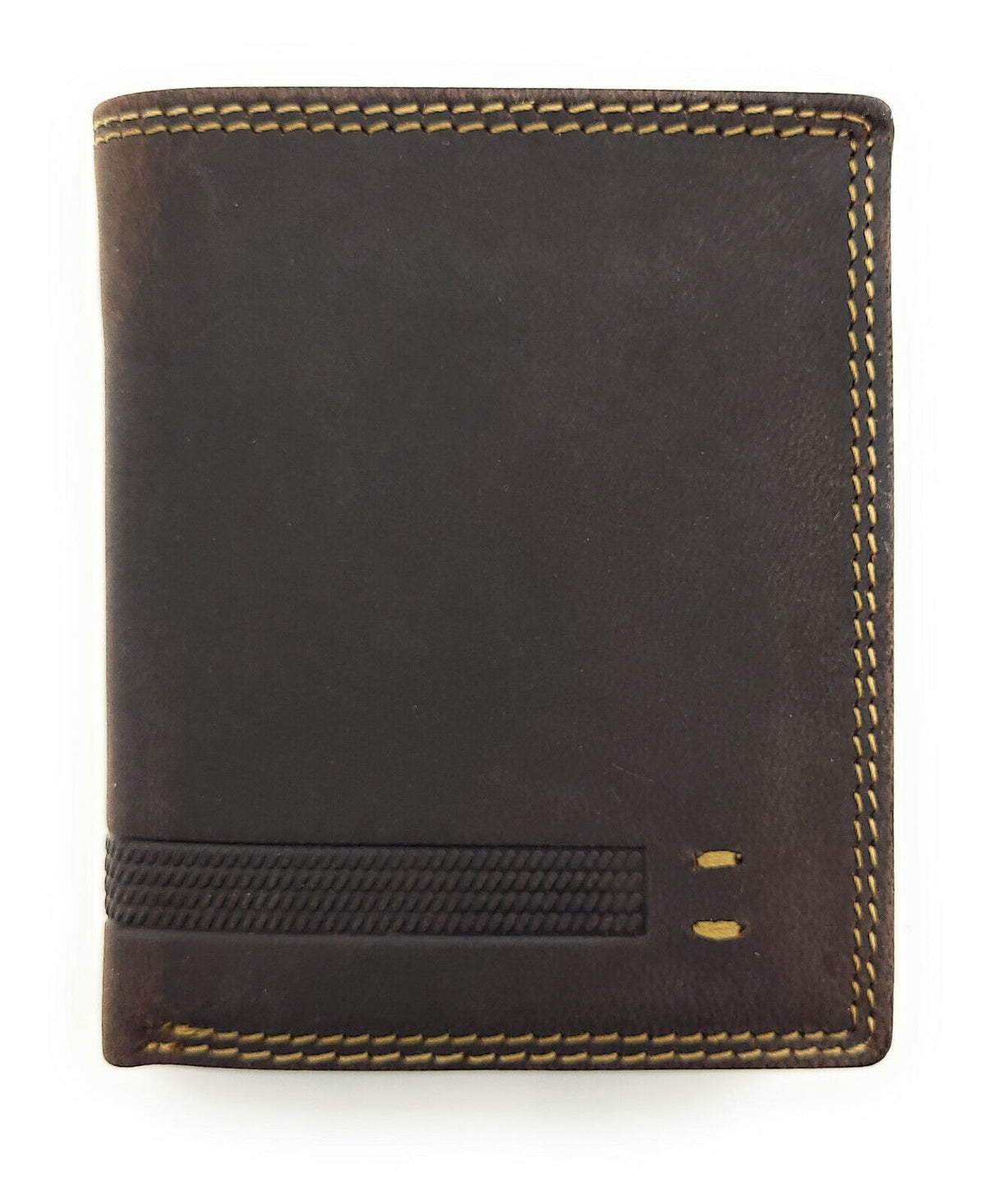 Jockey Club Basic Leder Mini Geldbörse Portemonnaie Geldbeutel mit RFID Schutz braun