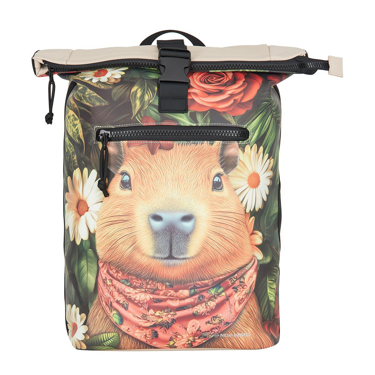 New Rebels Capybara Rolltop Rucksack – Produktansicht 8