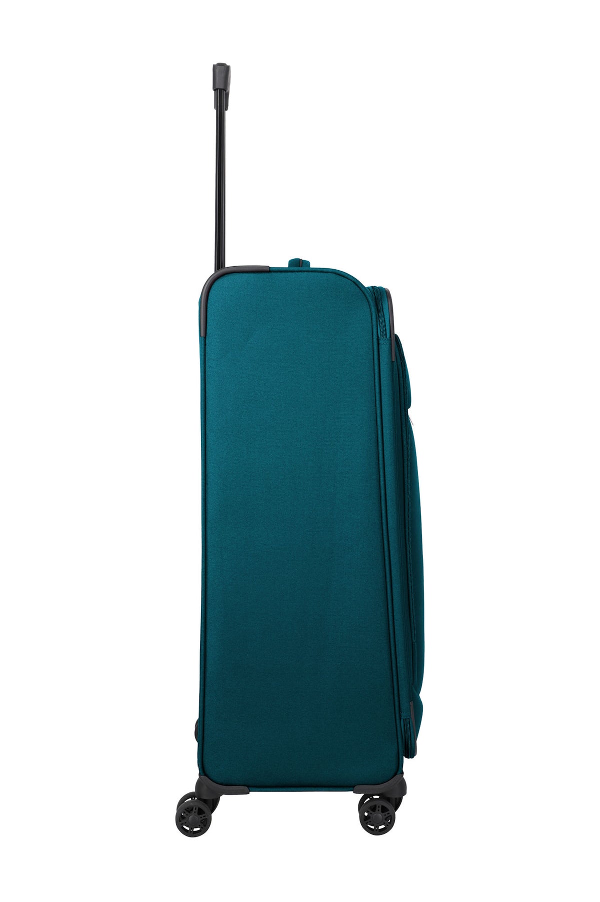 Travelite Priego Trolley L 77 cm – Großer Reisekoffer mit 4 Rollen & 90 L Volumen petrol