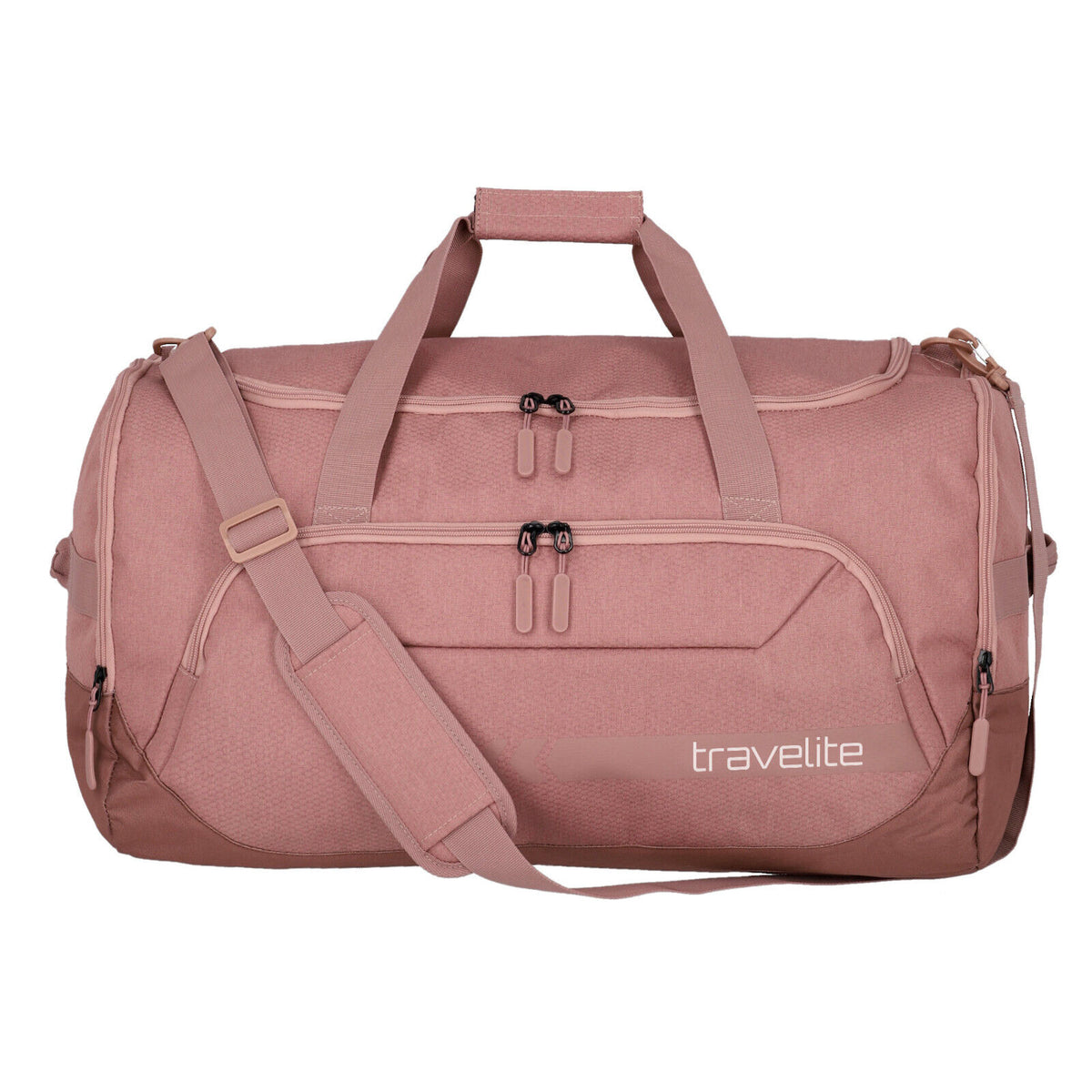 Travelite Sporttasche Kick Off – große Reisetasche 73L mit Schuhfach, Polyester, rosé rosa