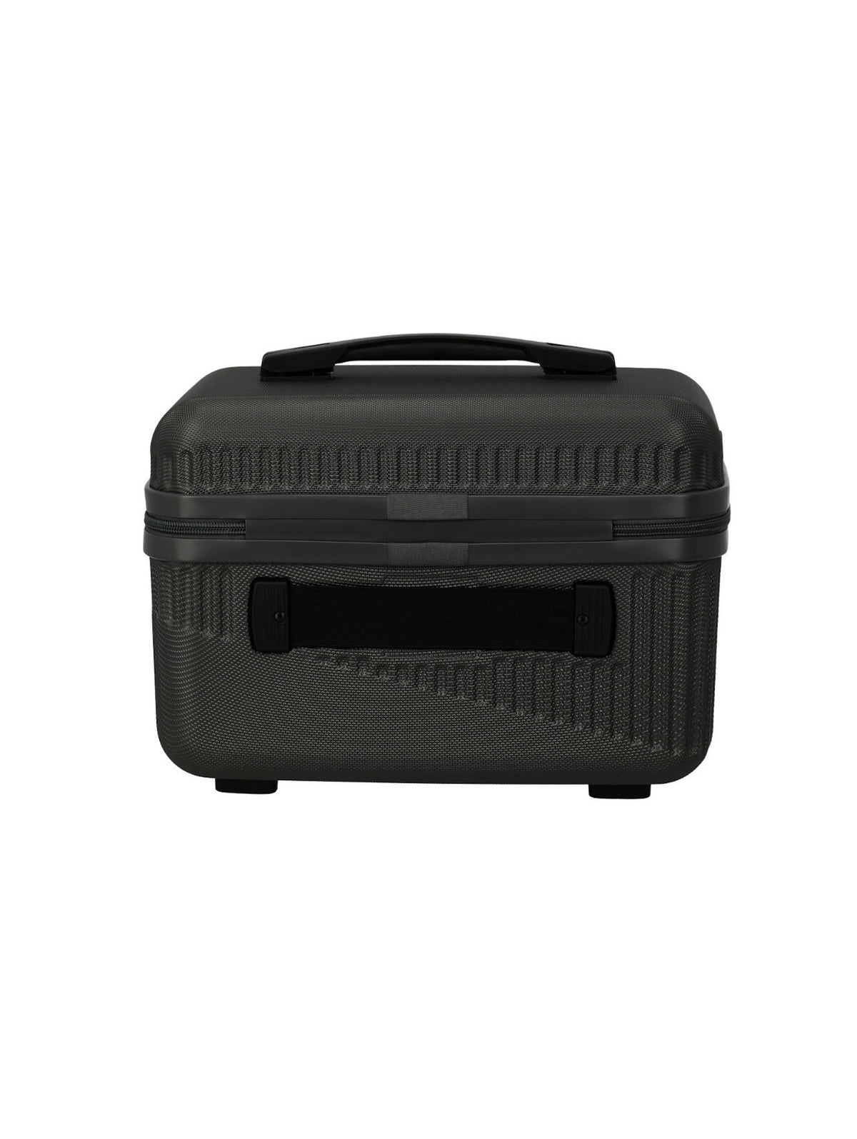 Travelite Bali Beautycase – Kosmetikkoffer 36 cm | 17 l | Hartschale mit Trolley-Aufsteckung & Schultergurt schwarz