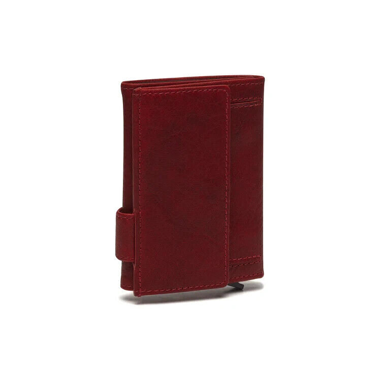 The Chesterfield Brand echt Leder Kreditkartenetui Mini Geldbörse Mannheim rot