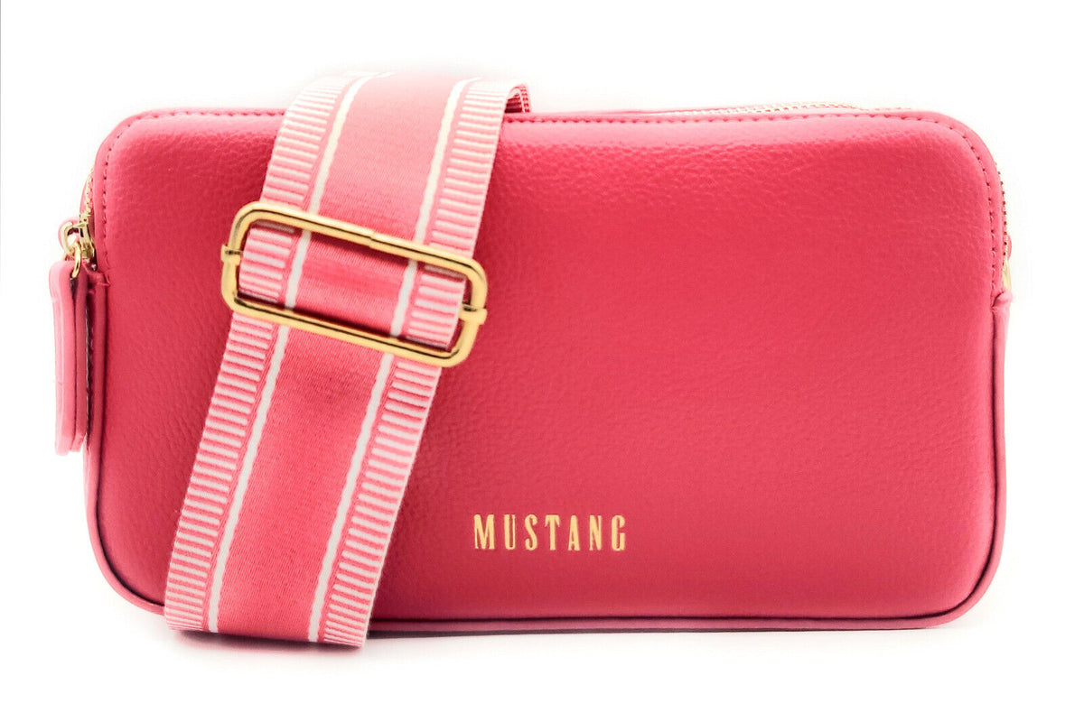 Mustang Amondans Boxbag – kleine Damen-Umhängetasche in Fuchsia