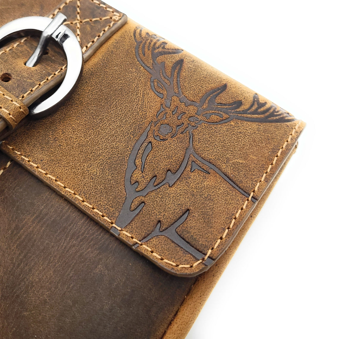 Jockey Club echt Leder Gürteltasche Bikertasche Jagdtasche Hüfttasche Bauchtasche Hirsch Gurt