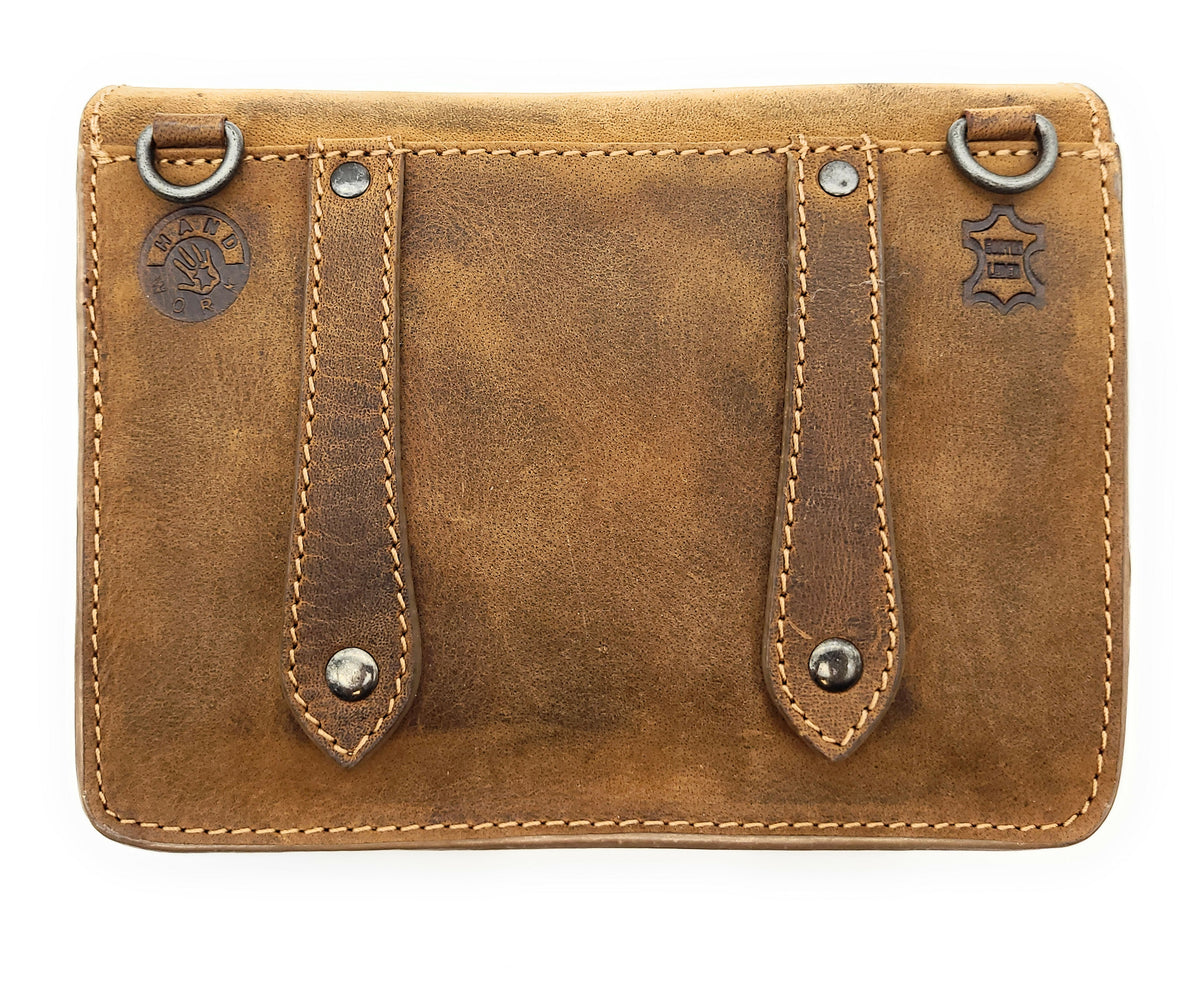 Jockey Club echt Leder Gürteltasche Bikertasche Jagdtasche Hüfttasche Bauchtasche Hirsch Gurt