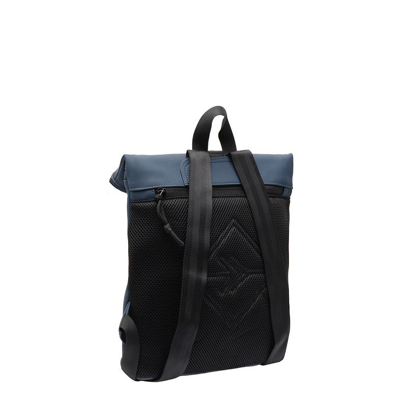 New Rebels Mart Roll Up Rolltop City Rucksack Los Angeles wasserabweisend navy blau