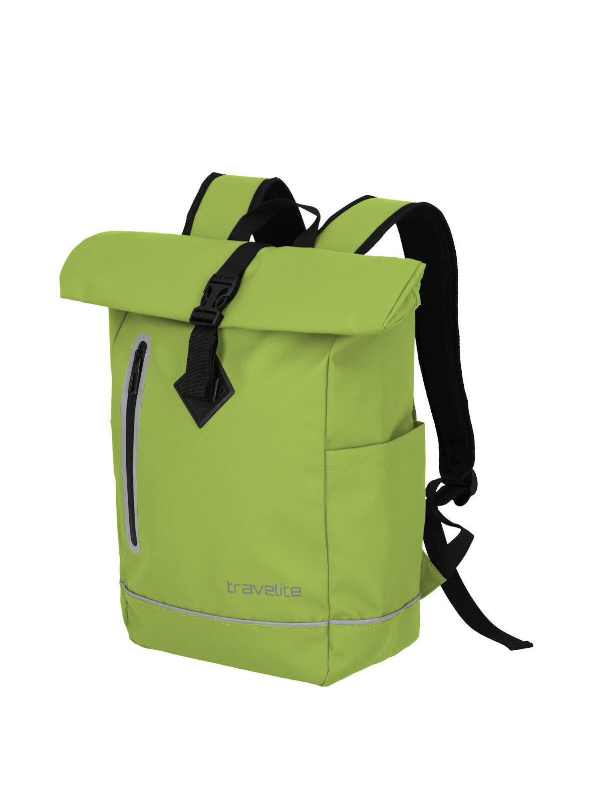 Travelite Rollup Rucksack – Leichter & wasserdichter Alltagsrucksack für Arbeit, Sport & Reisen limette grün