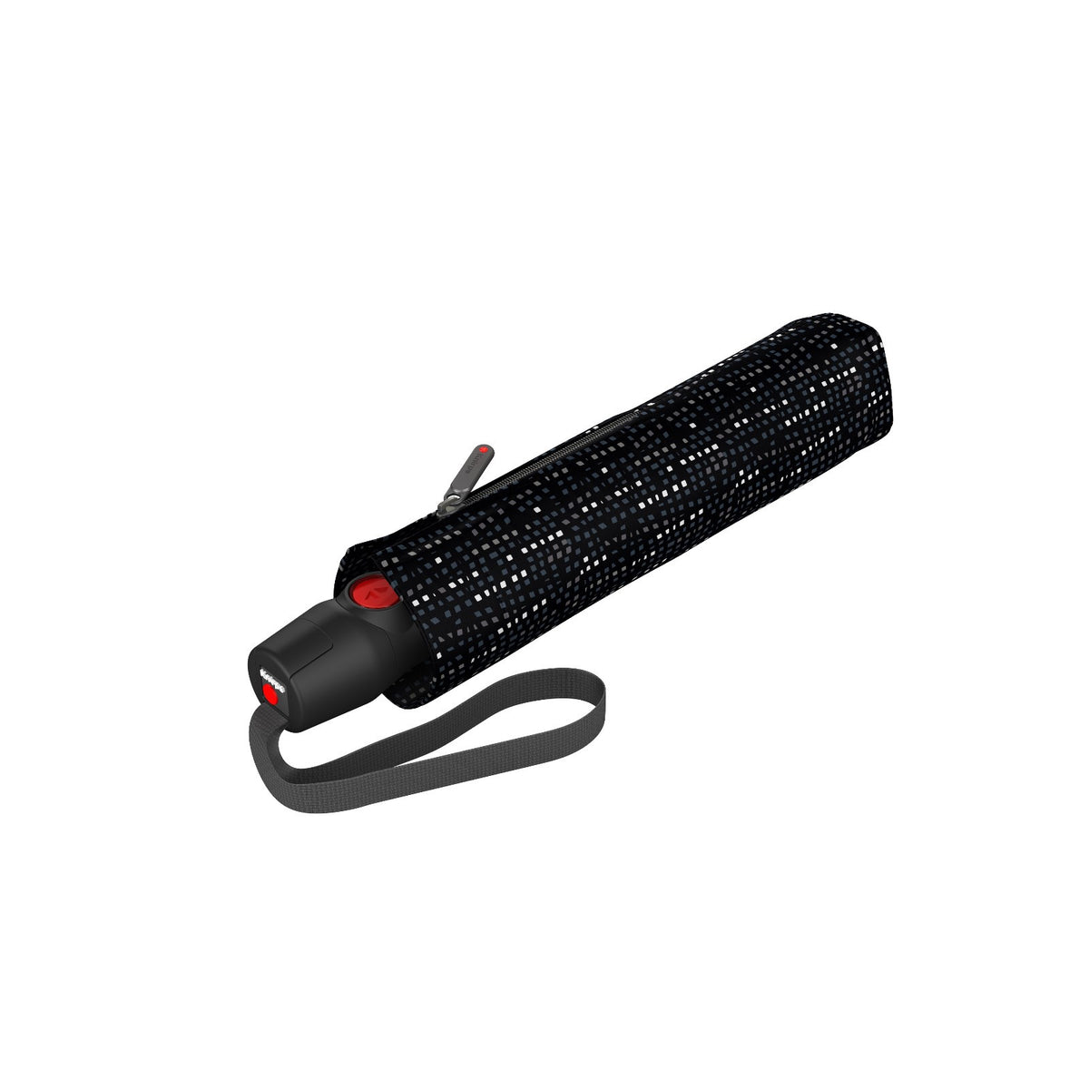 Knirps T.200 Duomatic Regenschirm Taschenschirm Schirm sturmfest domino black