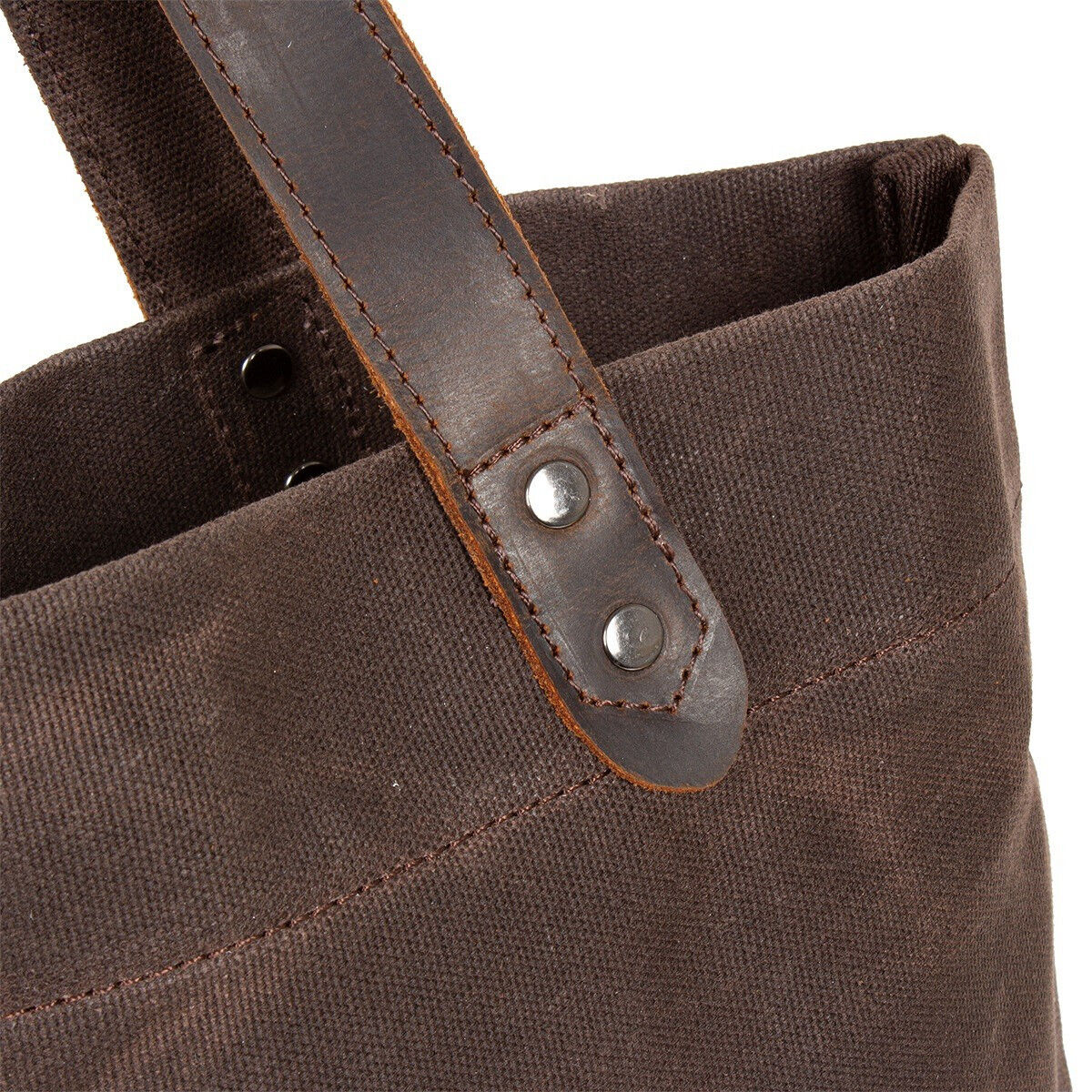Mustang Shopper Houston Einkaufstasche aus heavy waxed Canvas und echtem Leder