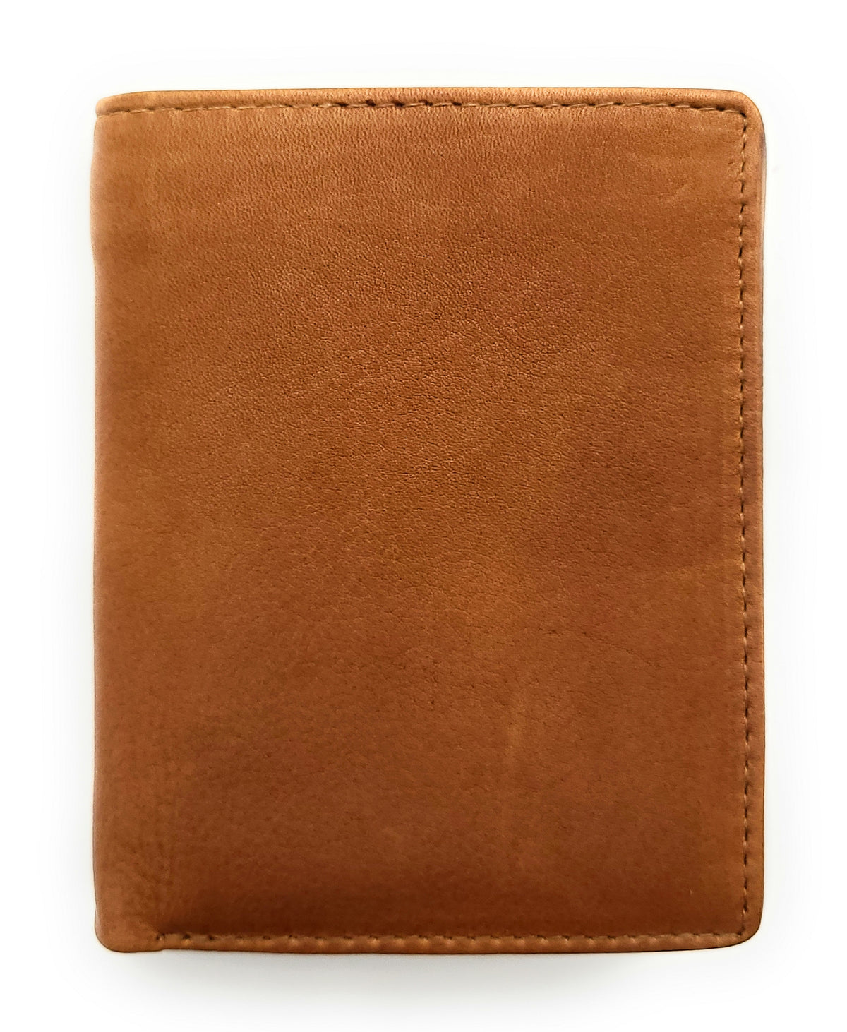 Jockey Club echt Leder Mini Geldbörse Portemonnaie gewachst, RFID Schutz cognac