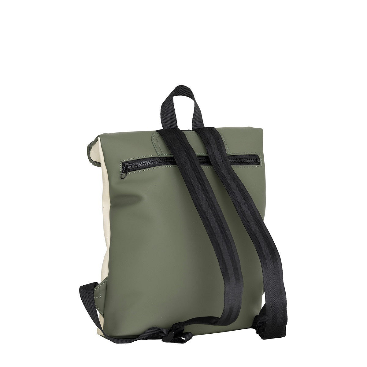 New Rebels Mart Art Roll Up City Rucksack Los Angeles Milkmaid II – Kunstvolles Design nach Vermeers „Das Milchmädchen“, wasserabweisend & praktisch