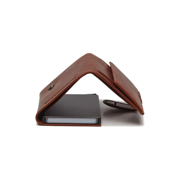 The Chesterfield Brand echt Leder Kreditkartenetui Mini Geldbörse Mannheim cognac