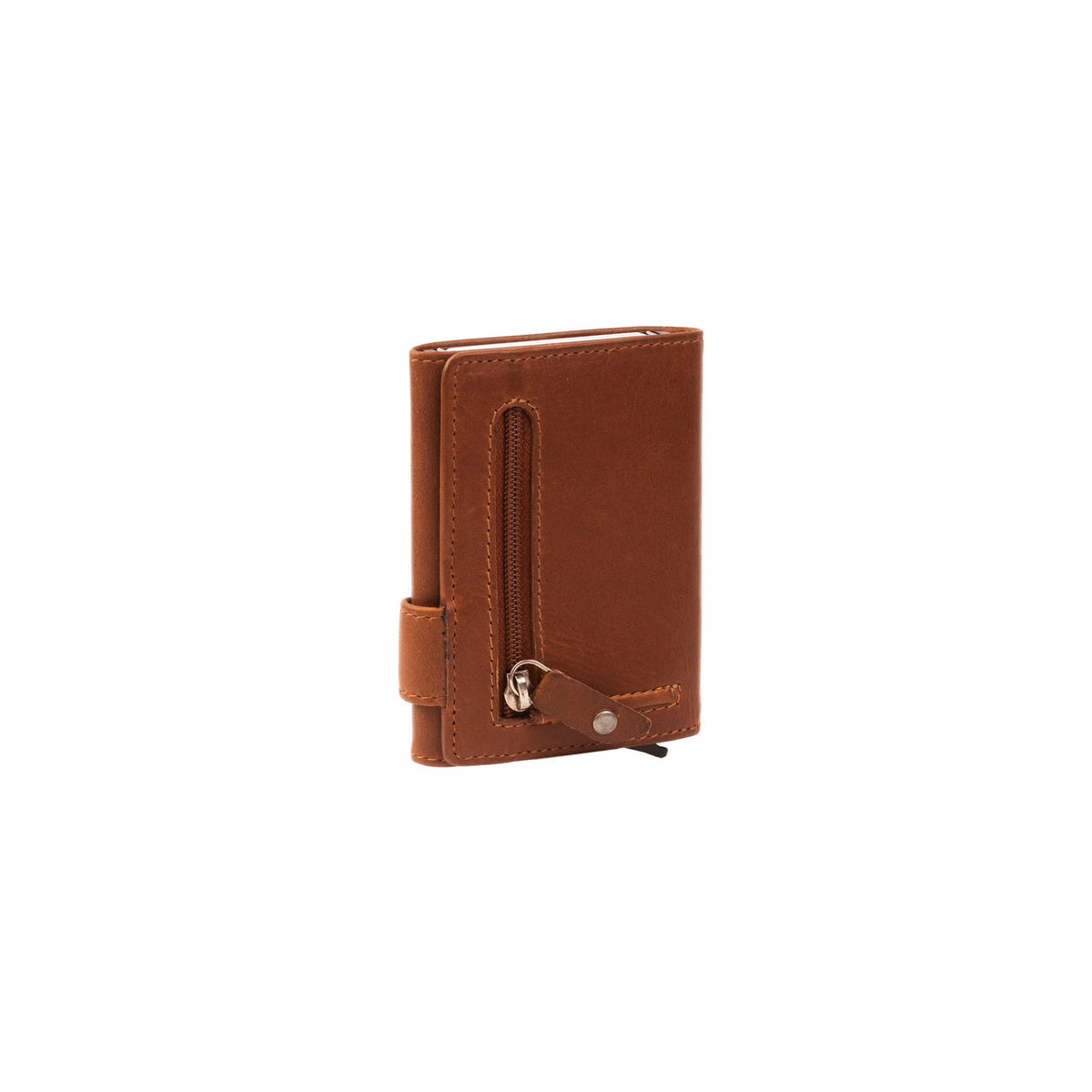The Chesterfield Brand echt Leder Smart Wallet Kreditkartenetui Geldbörse Leicester cognac
