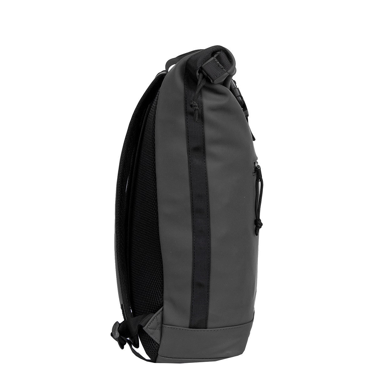 New Rebels New York Rolltop Rucksack Schwarz mit 15-Zoll-Laptopfach – Produktfoto 5
