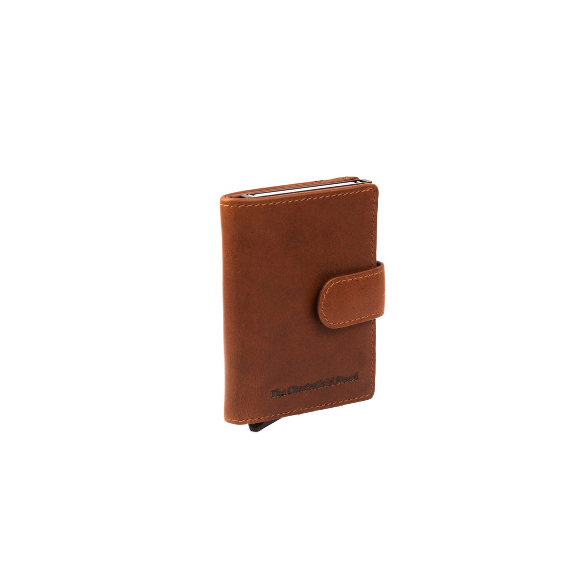 The Chesterfield Brand echt Leder Kreditkartenetui Smart Wallet Mini Geldbörse Loughton cognac