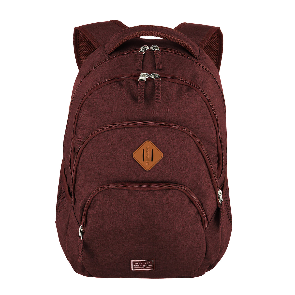 Travelite Basics Rucksack 22 l mit 15,6" Laptopfach Bordeauxrot