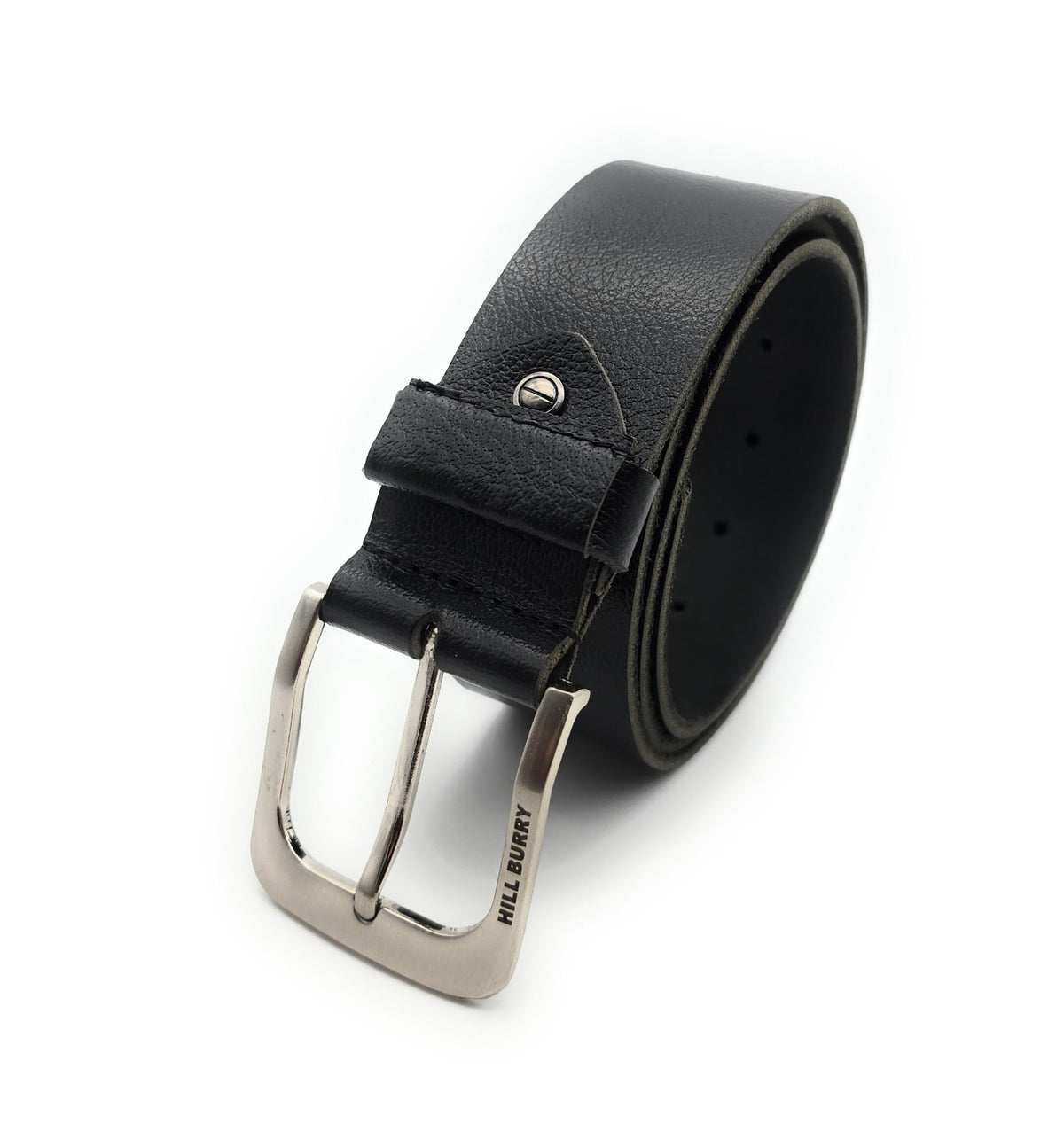 Hill Burry extra breiter echt Leder Unisex Gürtel Büffelvollleder ca. 45mm Schwarz
