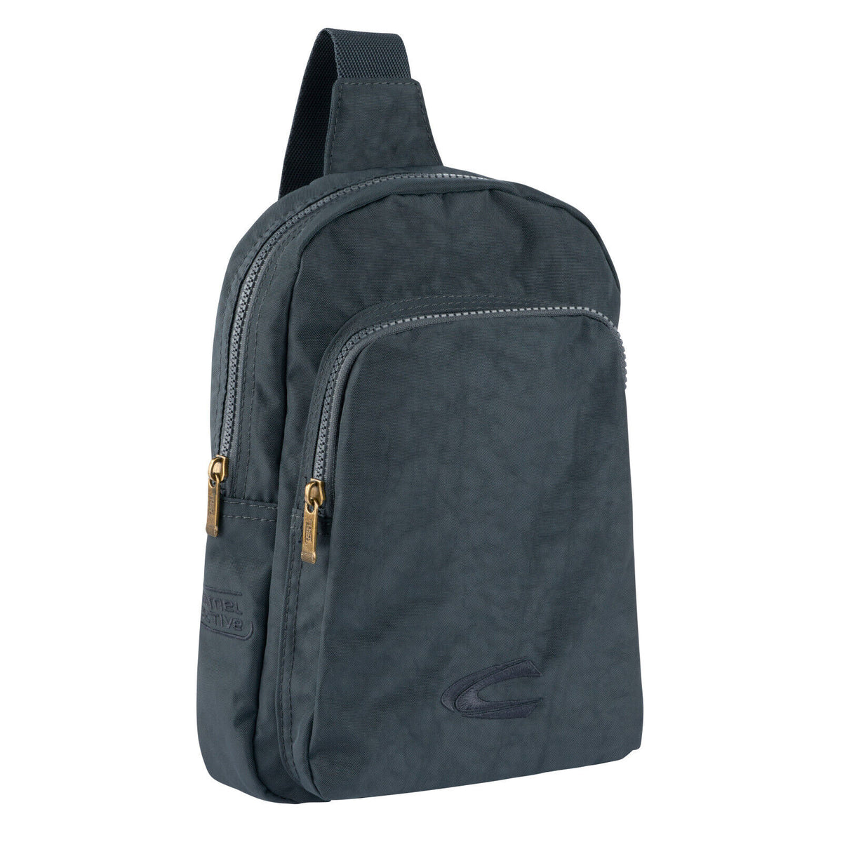 camel active Journey Sling Bag Dunkelblau – Nylon, 28 cm