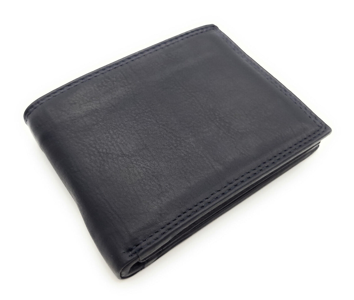 Jockey Club Basic echt Leder Herren Geldbörse Portemonnaie mit RFID Schutz navy blau
