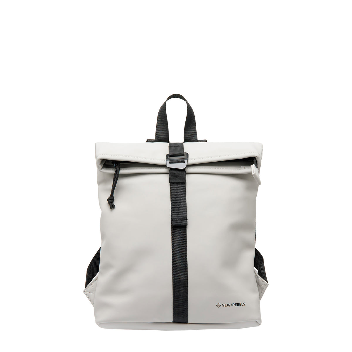 New Rebels Mart Los Angeles Rolltop Rucksack – Wasserabweisend, Urban, 33x27x8 cm, grau