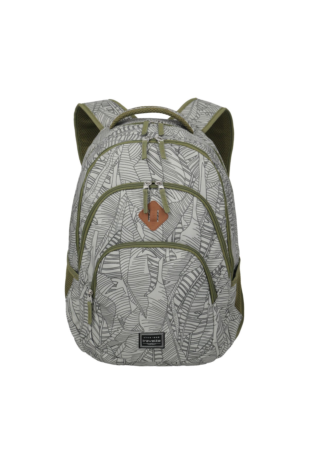 Travelite Basics Rucksack 22 l mit 15,6" Laptopfach Print Grey