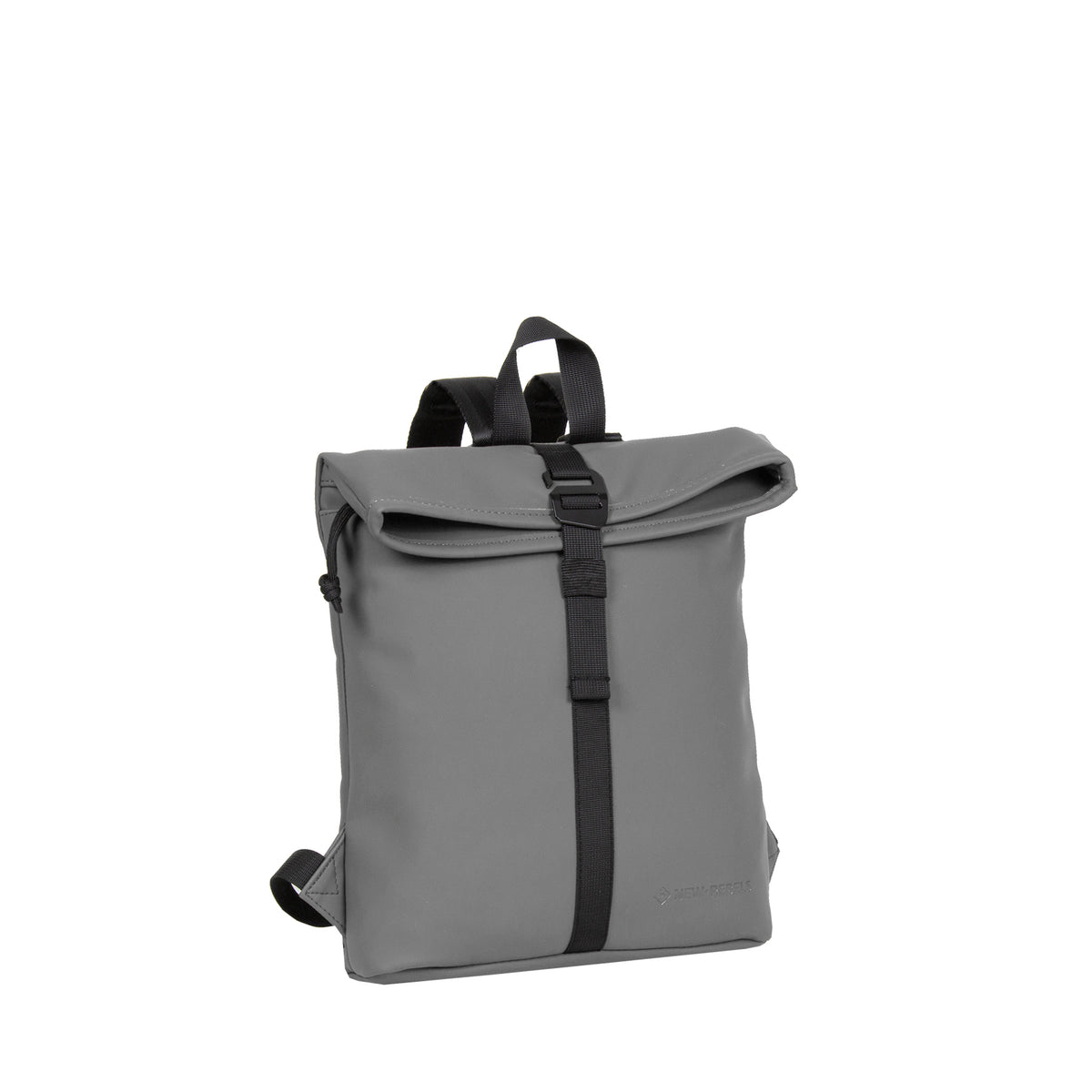 New Rebels Mart Roll Up Rolltop City Rucksack Los Angeles wasserabweisend anthrazit