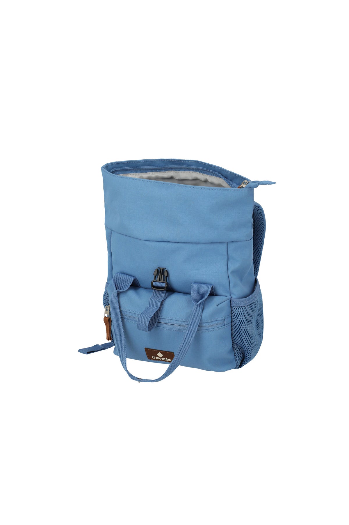 travelite BASICS Mini Rollup Rucksack 7–8 L – Denim