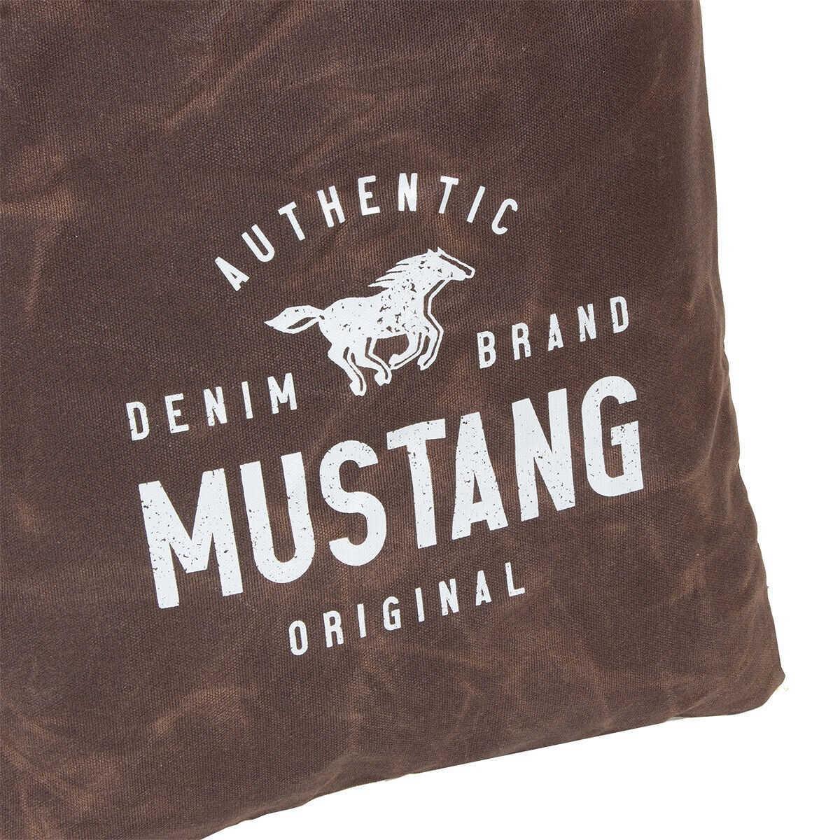 Mustang Shopper Houston Einkaufstasche aus heavy waxed Canvas und echtem Leder