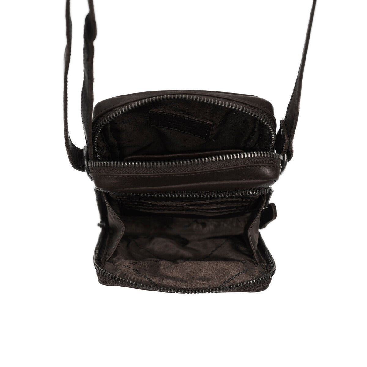 The Chesterfield Brand echt Leder Handytasche Schultertasche Umhängetasche Hamilton braun