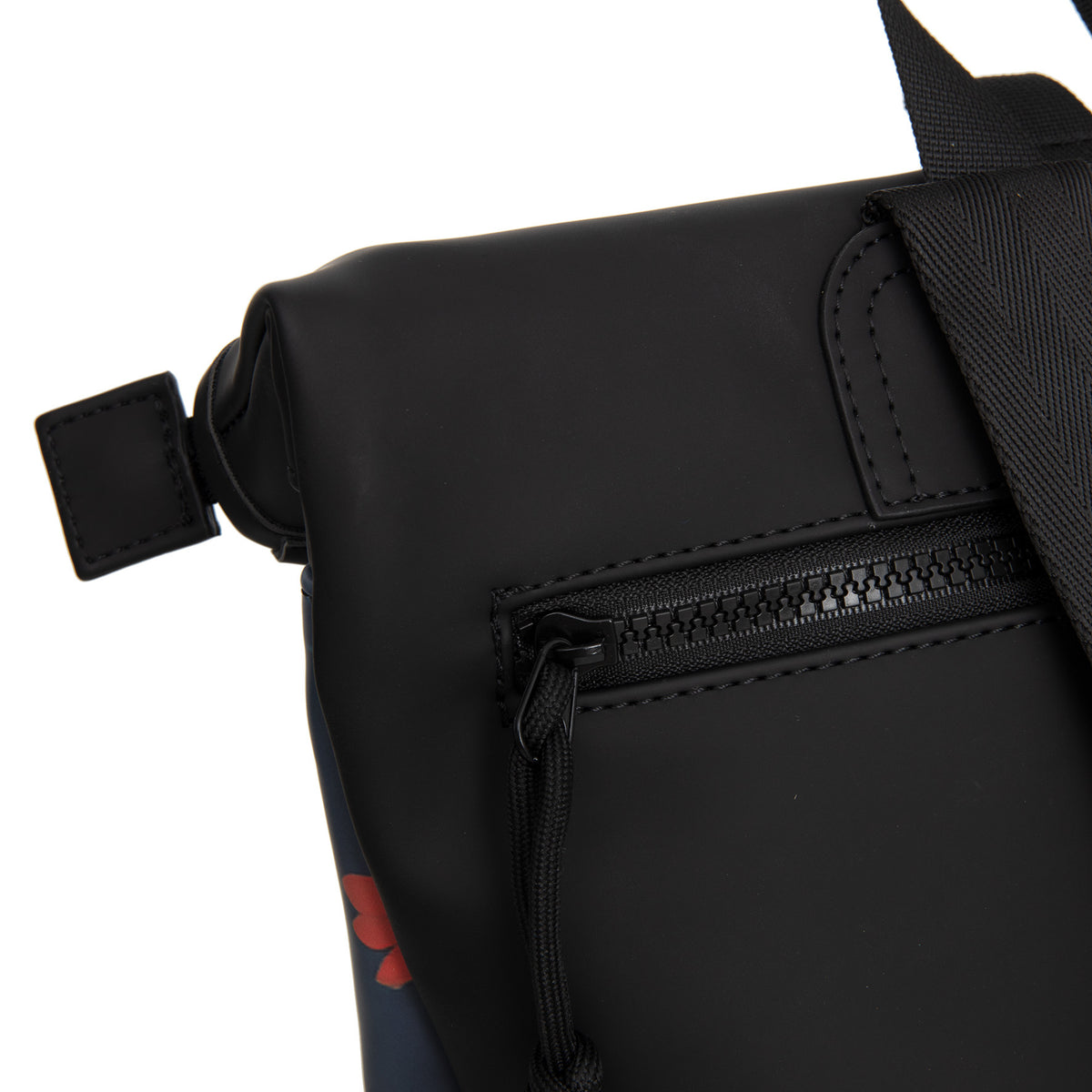 New Rebels Rolltop Cityrucksack Los Angeles – Stylischer Rolltop Rucksack mit Dackel - Design, Wasserabweisend & Praktisch