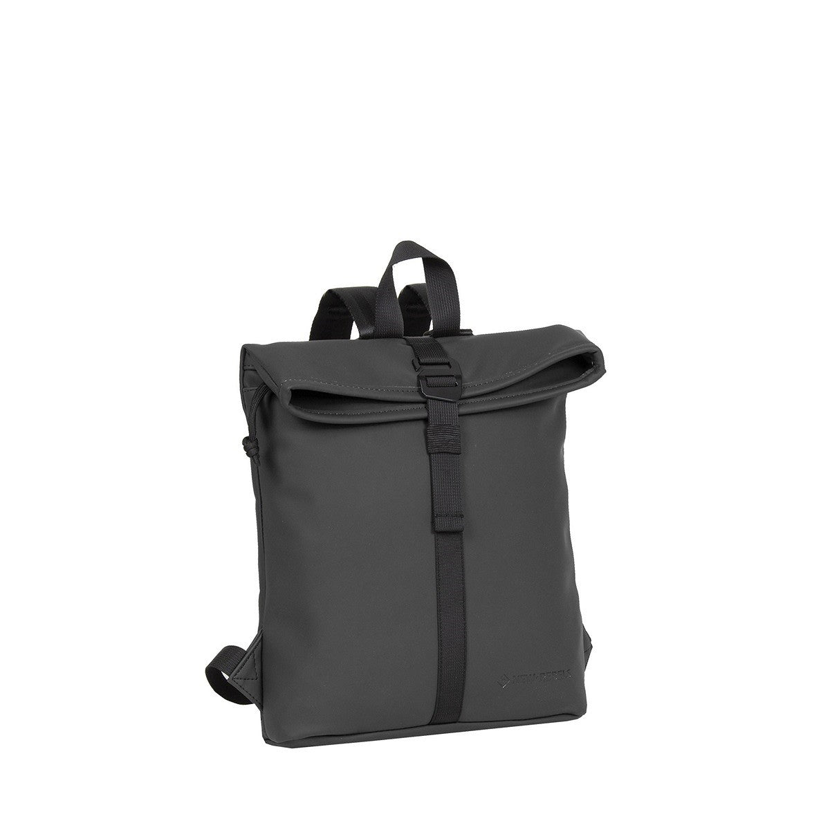 New Rebels Mart Roll Up Rolltop City Rucksack Los Angeles wasserabweisend schwarz