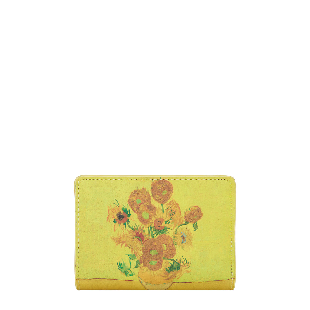 New Rebels Smart Wallet – Van Gogh Sonnenblumen | Künstlerisches Portemonnaie mit Münzfach, Kartenbox & Sichtfach