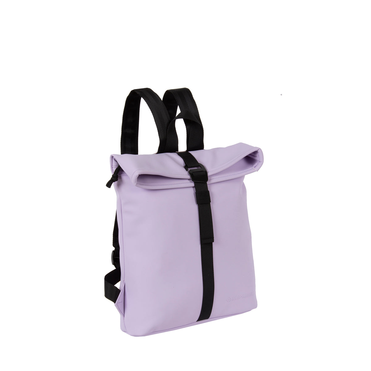 New Rebels Mart Roll Up Rolltop City Rucksack Los Angeles wasserabweisend lila