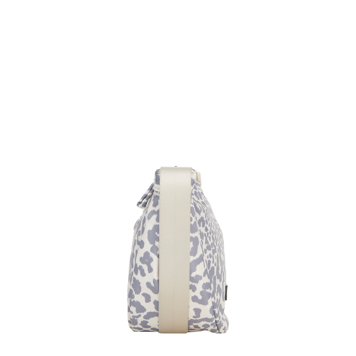New Rebels Moonbag „Stay Wild" – Crossbody-Tasche mit Leopard-Print beige, Nylon, 32 × 16 cm