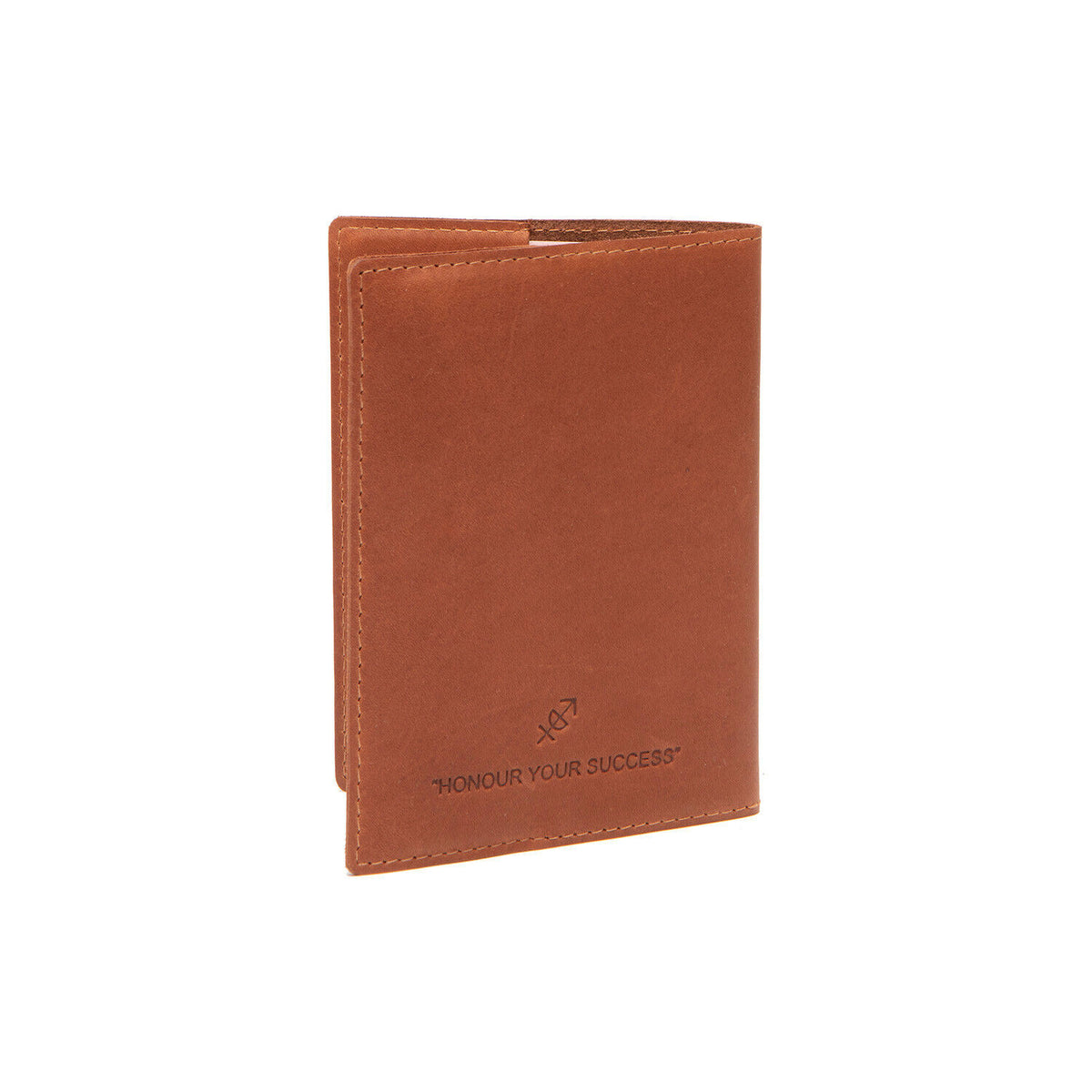 The Chesterfield Brand Passport Cover – Hochwertiges Reisepass-Etui aus 100% Rindsleder mit Weltkarten-Design cognac