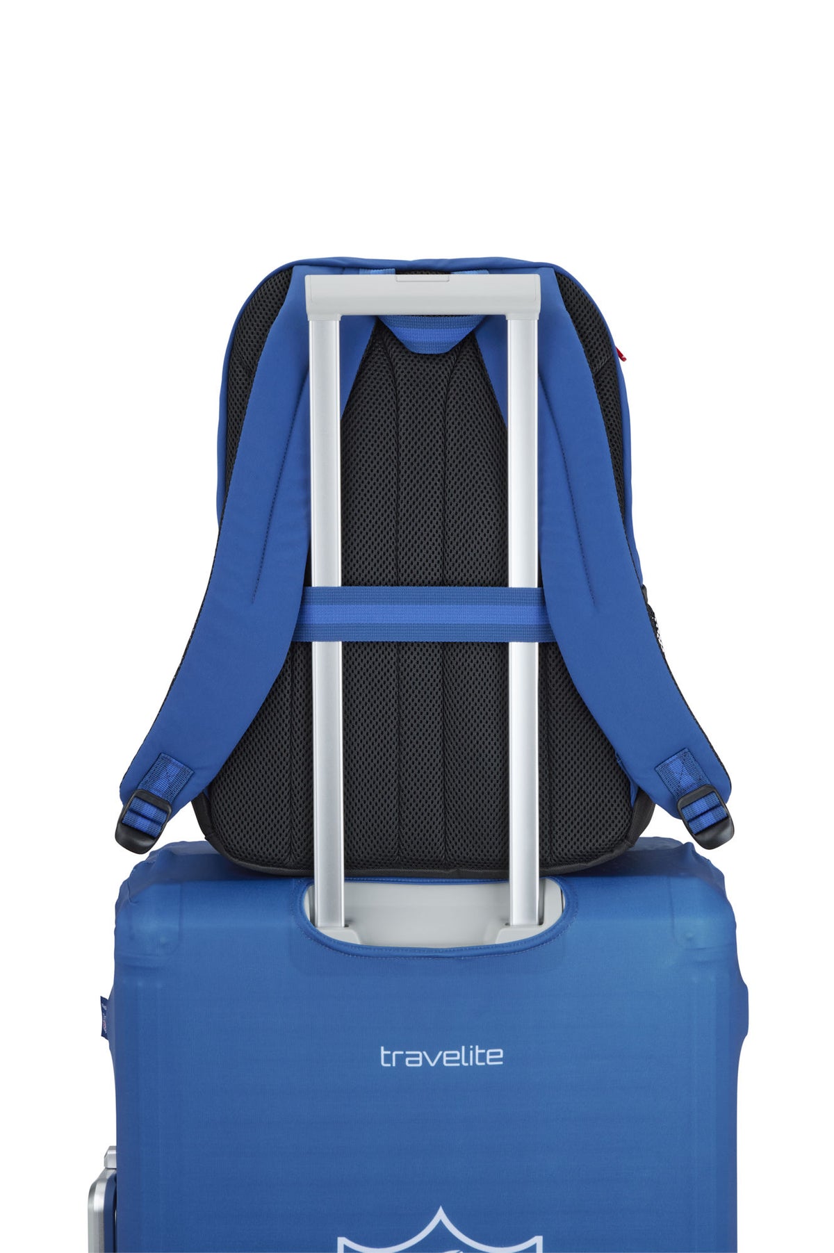 travelite x NFL College Rucksack NFL Shield Blau – 24 l, Laptopfach bis 15 Zoll
