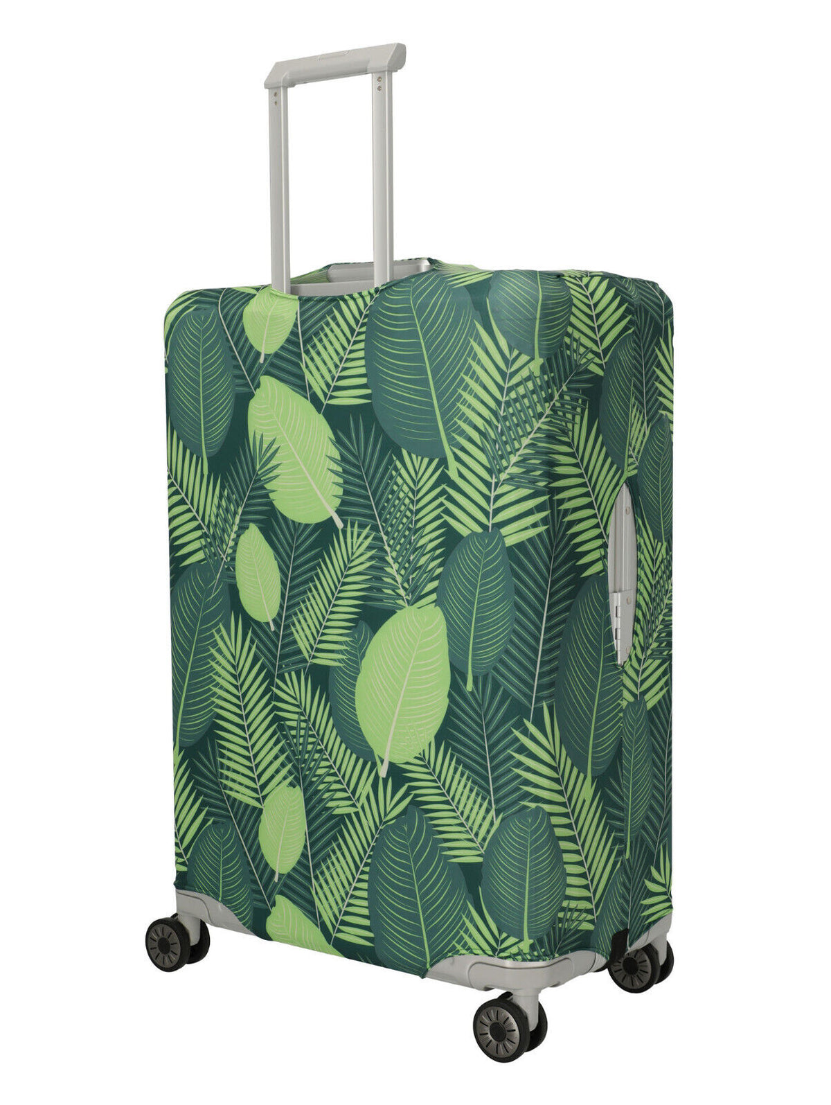 Travelite Kofferschutzhülle Kofferhülle L für große Koffer bis max 77x52x29cm Blätter