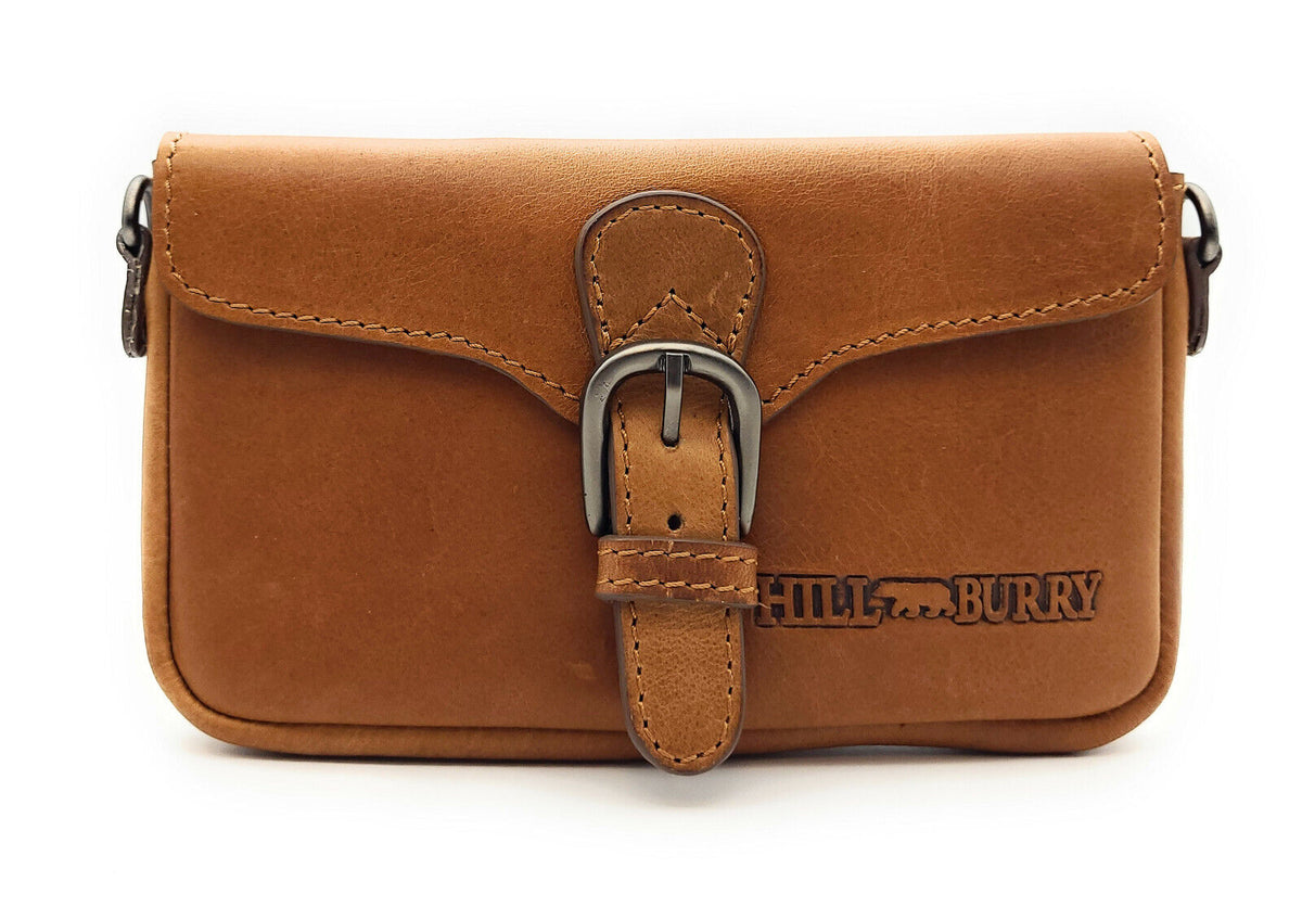 Hill Burry Leder Gürteltasche Umhängetasche Hüfttasche Bauchtasche Schultergurt