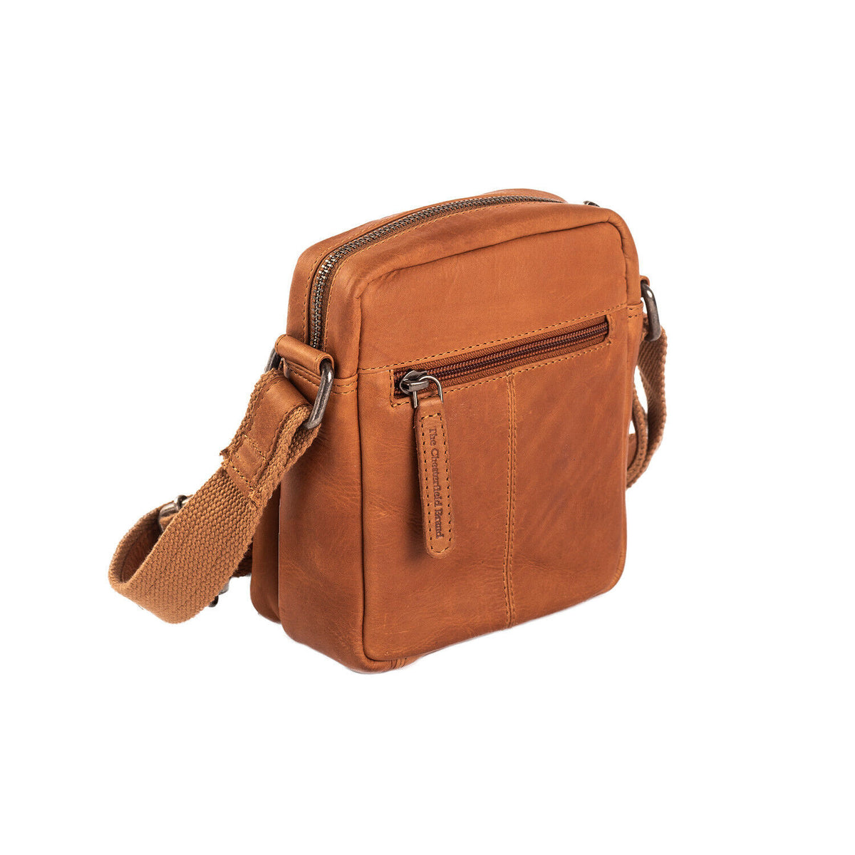 The Chesterfield Brand echt Leder Herren Schultertasche Umhängetasche Bremen cognac braun