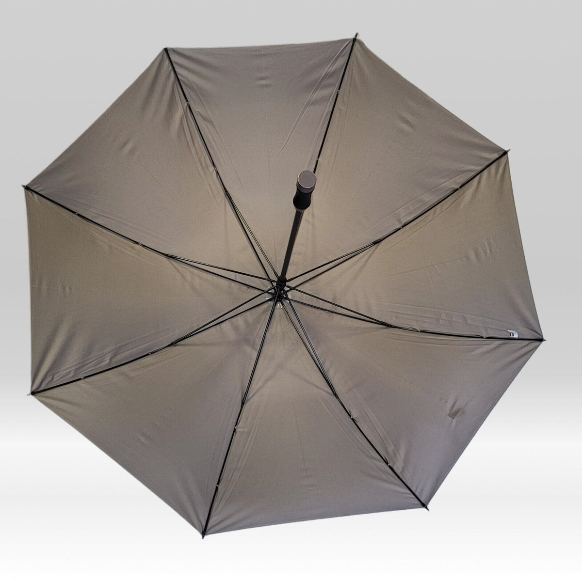 XXL Regenschirm Partnerschirm Schirm Ø130cm Vollfiberglas Golfschirm sturmfest grau
