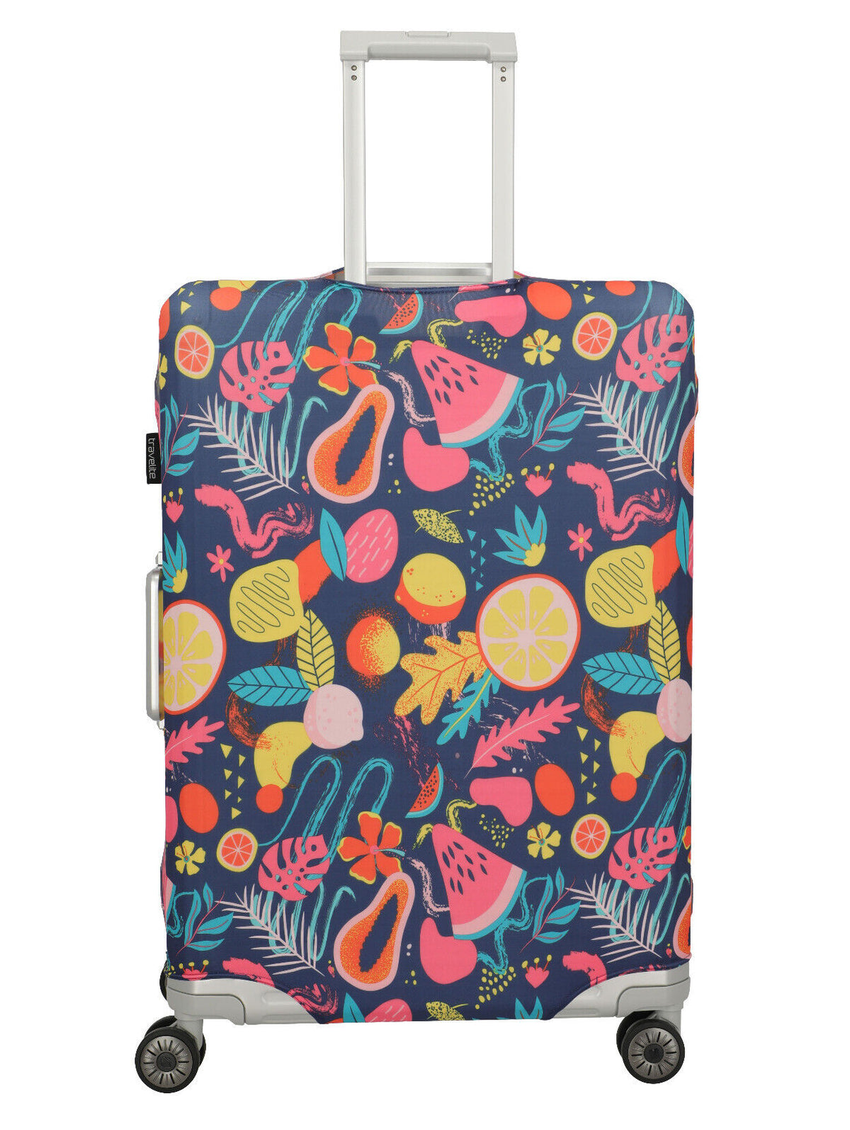 Travelite Kofferschutzhülle Kofferhülle L für große Koffer bis max 77x52x29cm Obst
