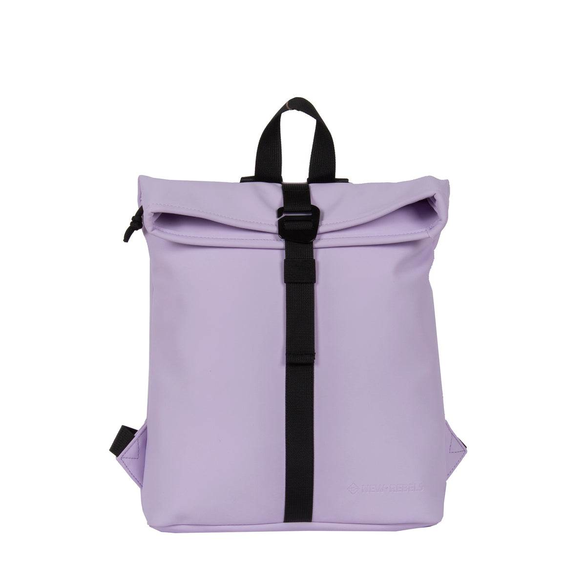 New Rebels Mart Roll Up Rolltop City Rucksack Los Angeles wasserabweisend lila