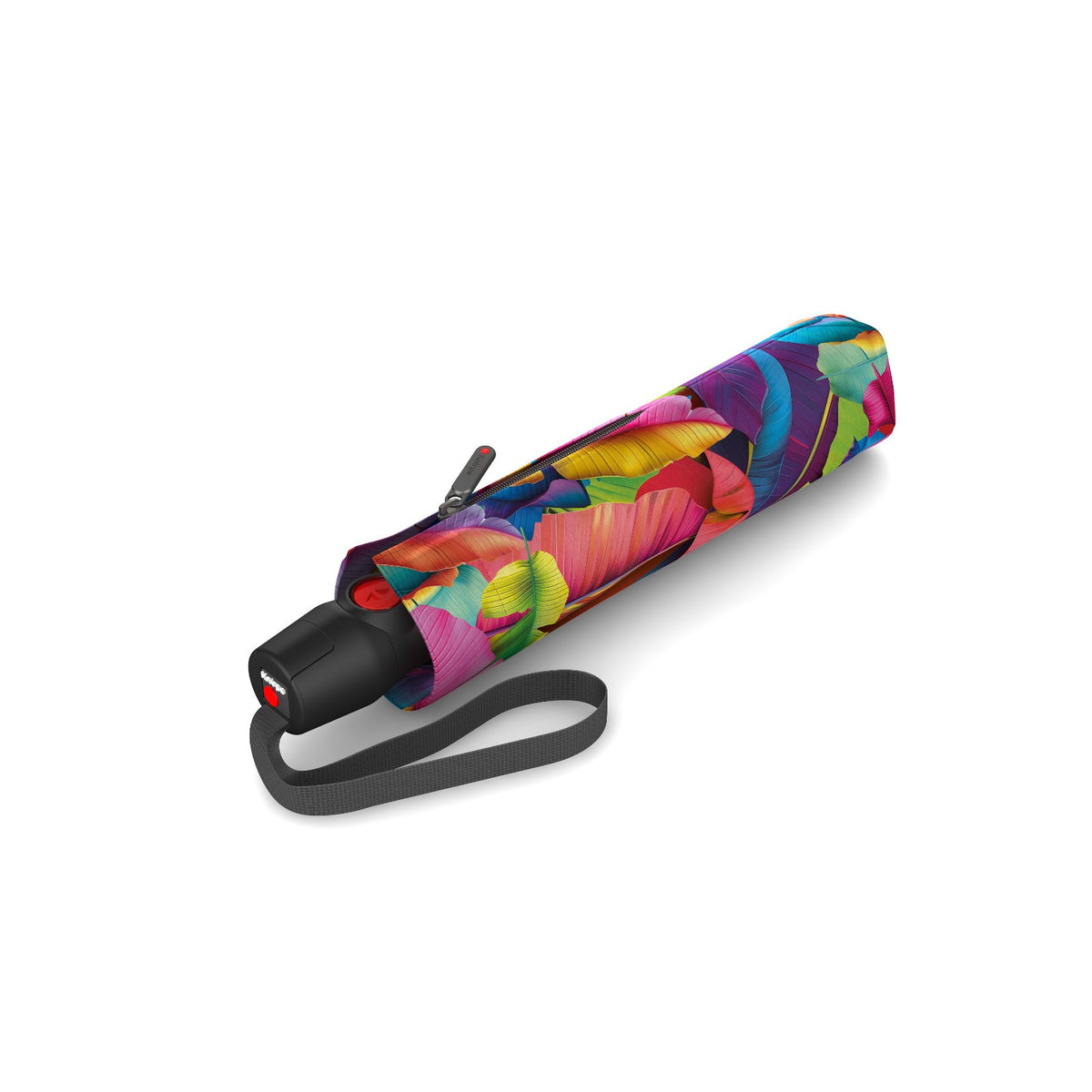 Knirps T.200 Duomatic Regenschirm Taschenschirm Schirm sturmfest palm multicolor