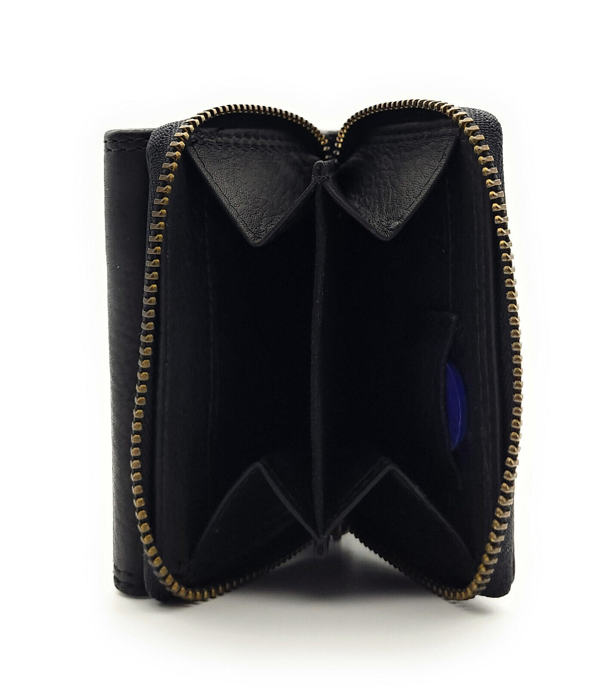 Hill Burry Mini echt Leder Damen Geldbörse Portemonnaie RFID NFC Schutz schwarz